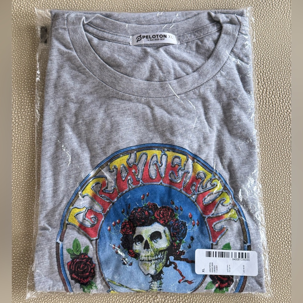 New Limited Edition Peloton x Grateful Dead 2020 Artist Series Unisex T-Shirt XL